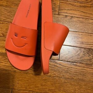 Lucky Brand Coral Slide Sandals